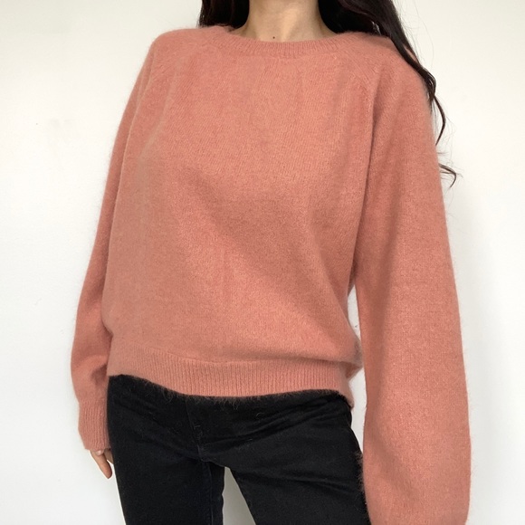 H&M rust fuzzy sweater size 4 - Picture 1 of 7